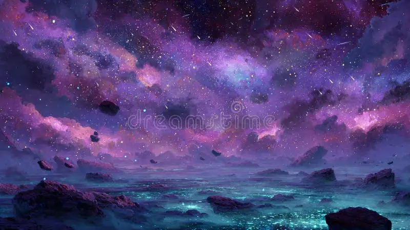 澳门开奖宇宙星云梦幻背景